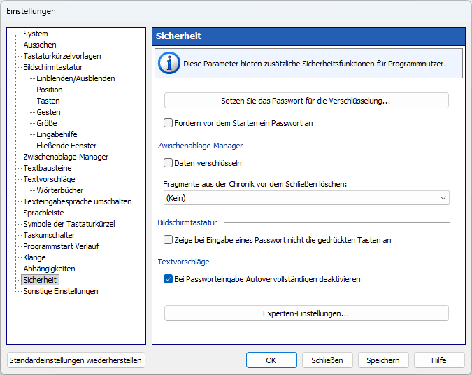Sicherheit
