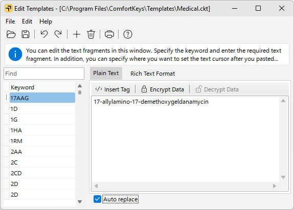 Edit Templates